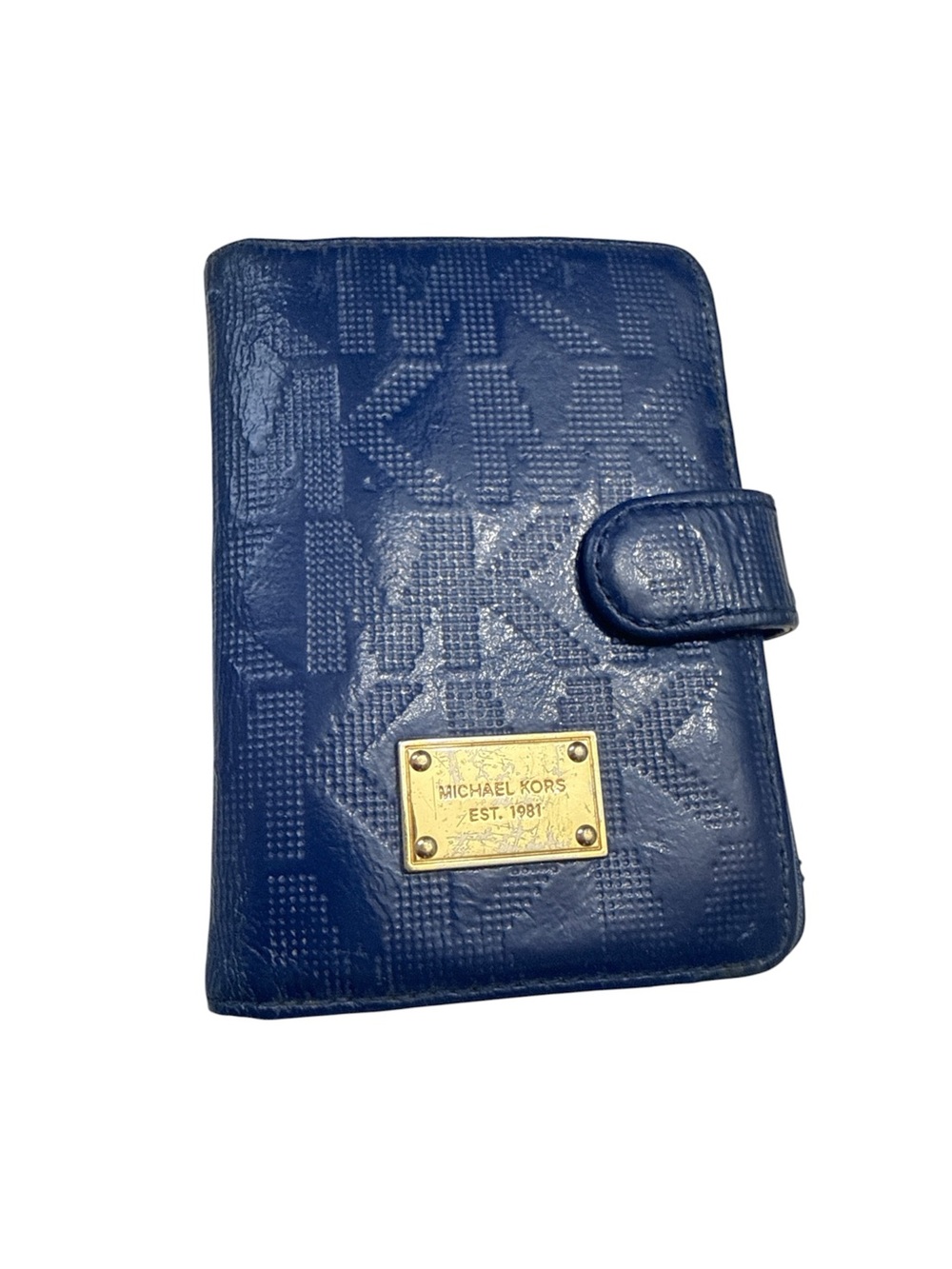 Michael Kors Navy Monogram Wallet Organizer